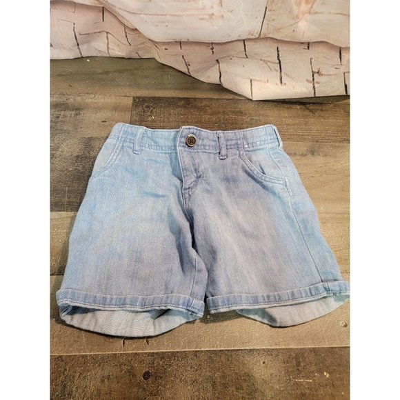 Gymboree Jean youth 7 light wash shorts - Picture 1 of 4